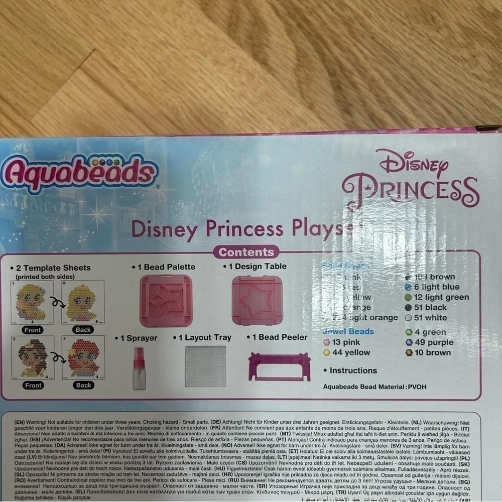 Aquabeads Disney Princess Play Set NEW Belle Ariel Aurora